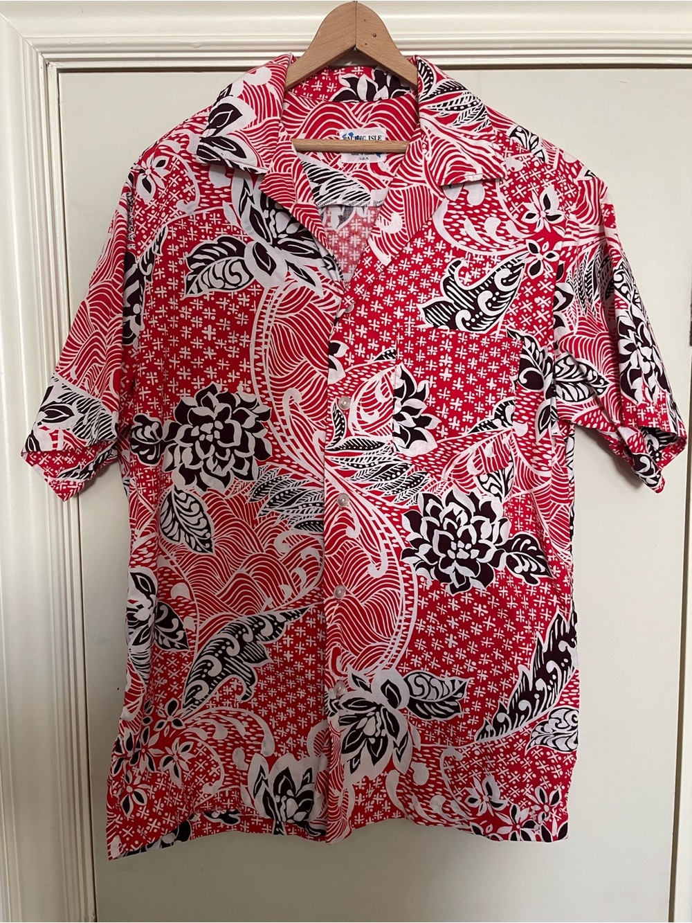 Men's vintage Hawaiian Short-Sleeve Shirt